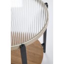 Стол журнальный HALMAR KAMALA S натуральный/черный